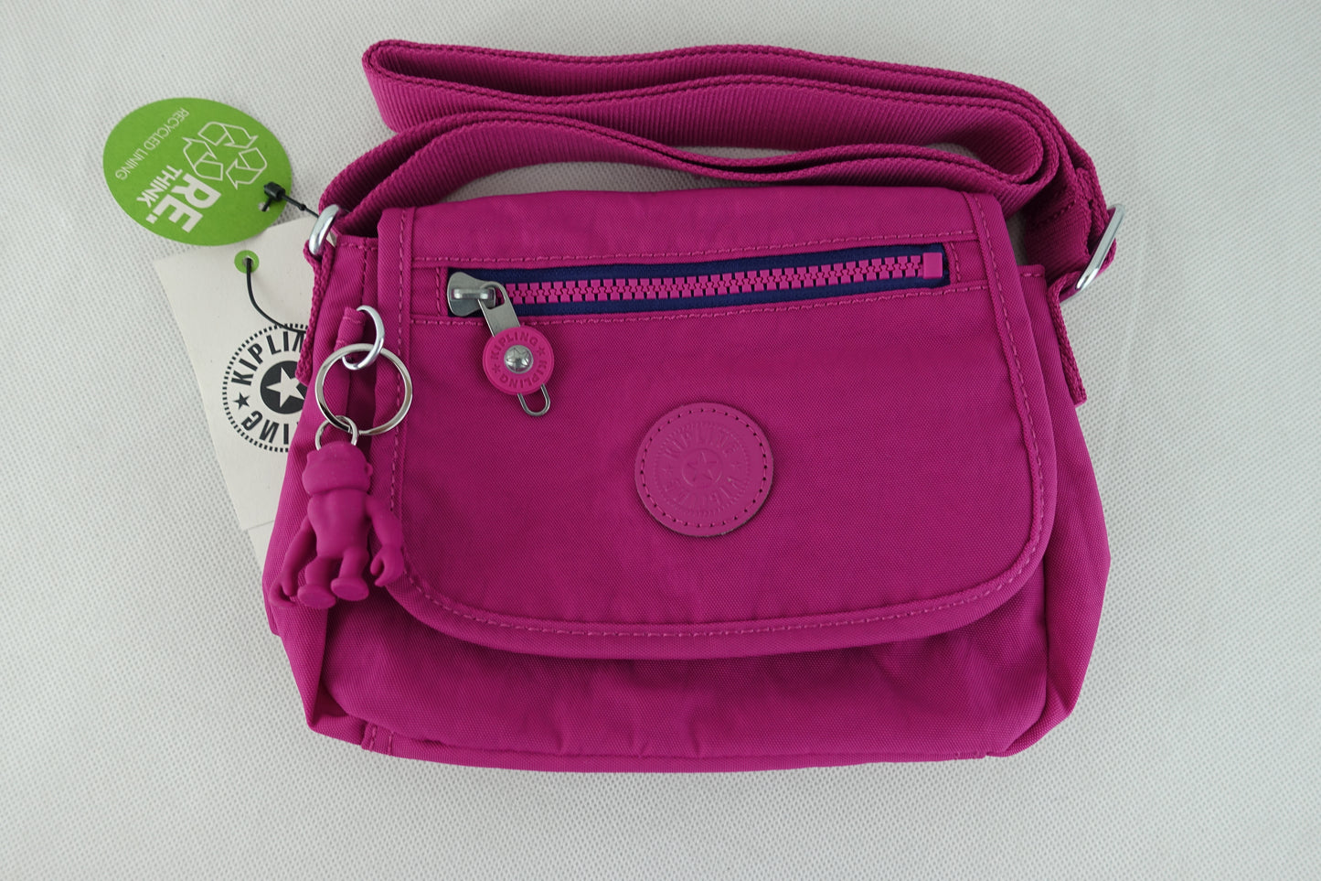 Kipling Sabian Crossbody Bag PINK Fuchsia
