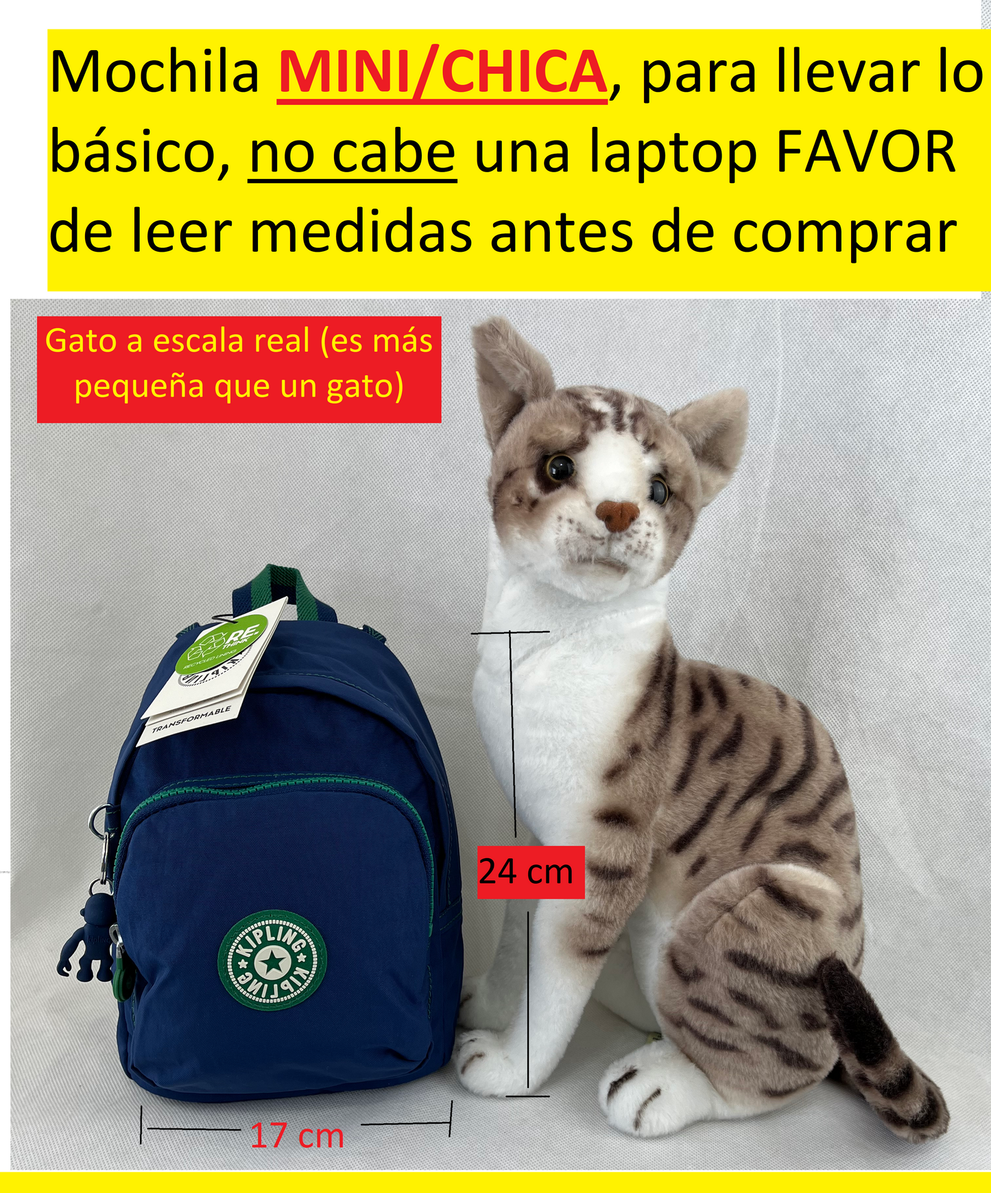 Mochila Kipling Delia Chica