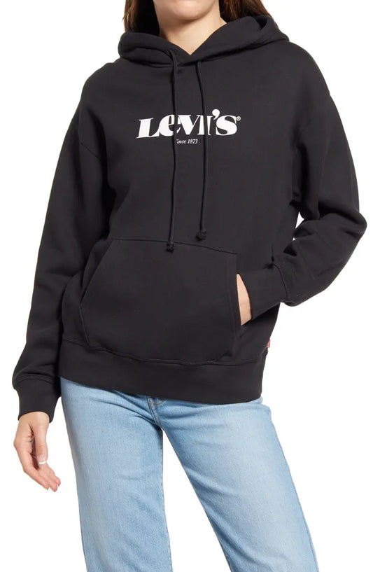 Sudadera Chamarra Levis Hoodie Mujer Cómoda Juvenil Moda Retro