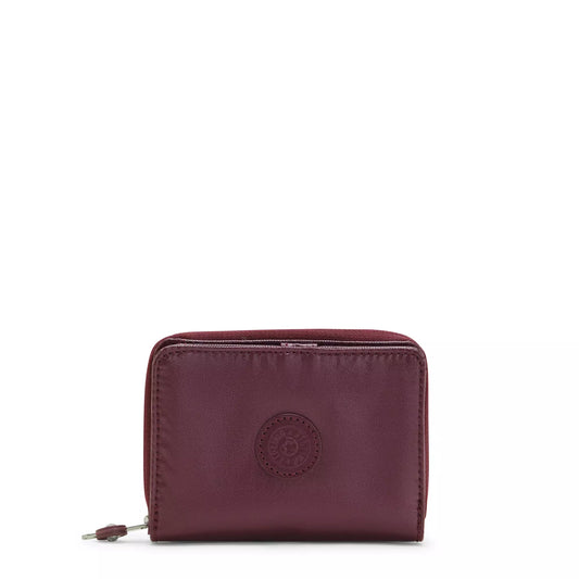 Cartera Kipling Money Love Burgundy Lacq