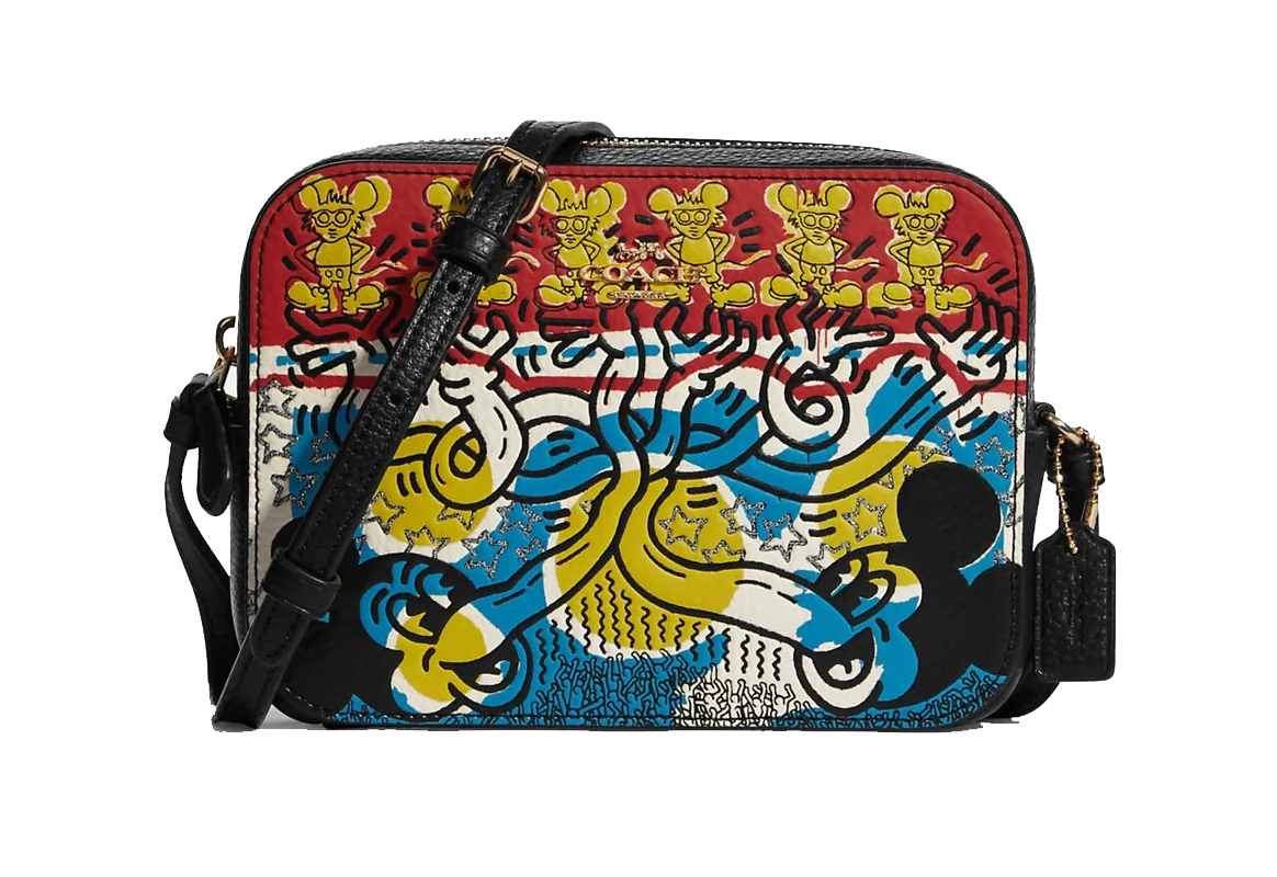 Bolsa Coach Disney Mickey Mouse X Keith Haring Mini Camera Bag illa Elite Fashion Suppliers
