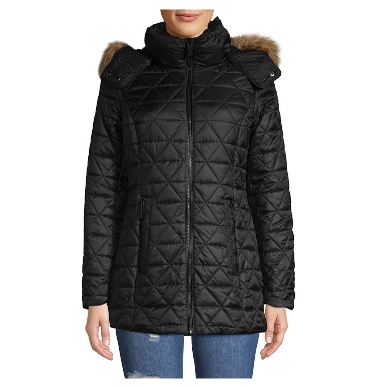 Chamarra Abrigo Marc New York Rosebank Quilted Negro illa Elite Fashion Suppliers