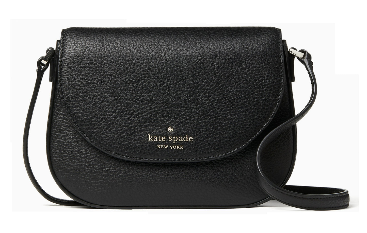 Bolsa Kate Spade Leila Mini Flap Crossbody - Negro