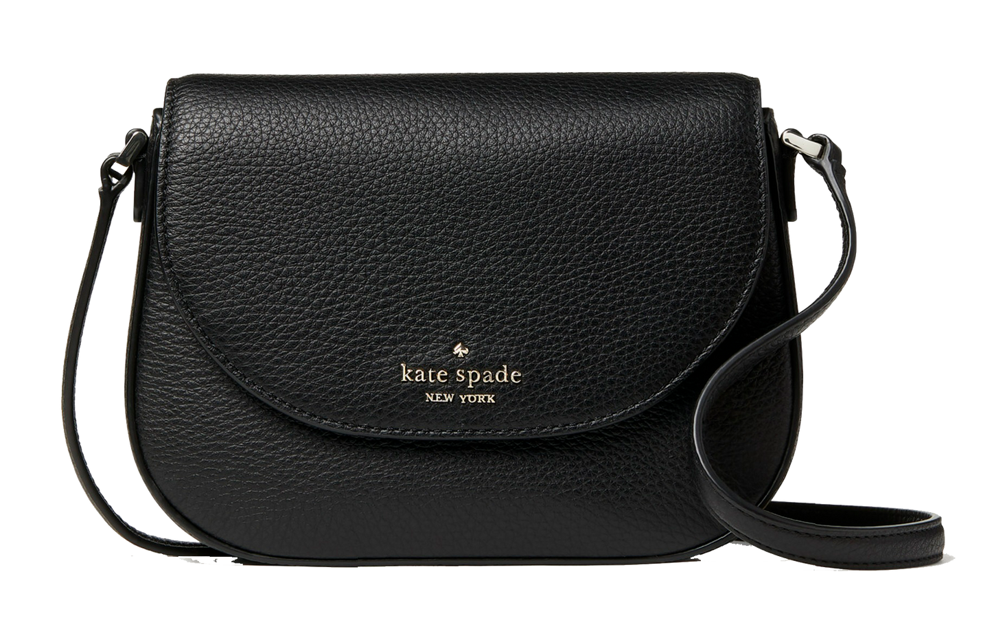 Bolsa Kate Spade Leila Mini Flap Crossbody - Negro