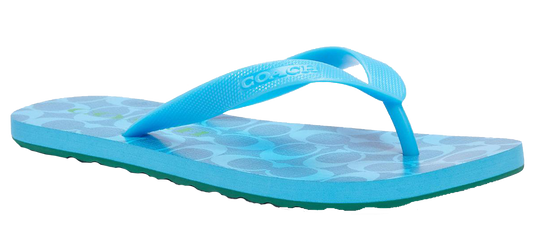 Sandalias Coach Zak Signature Flip Lop Coach Azul