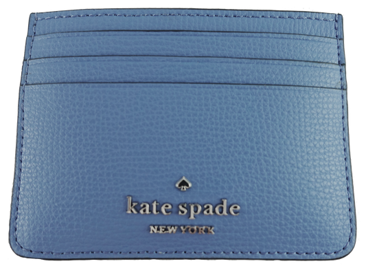 Tarjetero Kate Spade Darcy Refined Grain Leather Azul