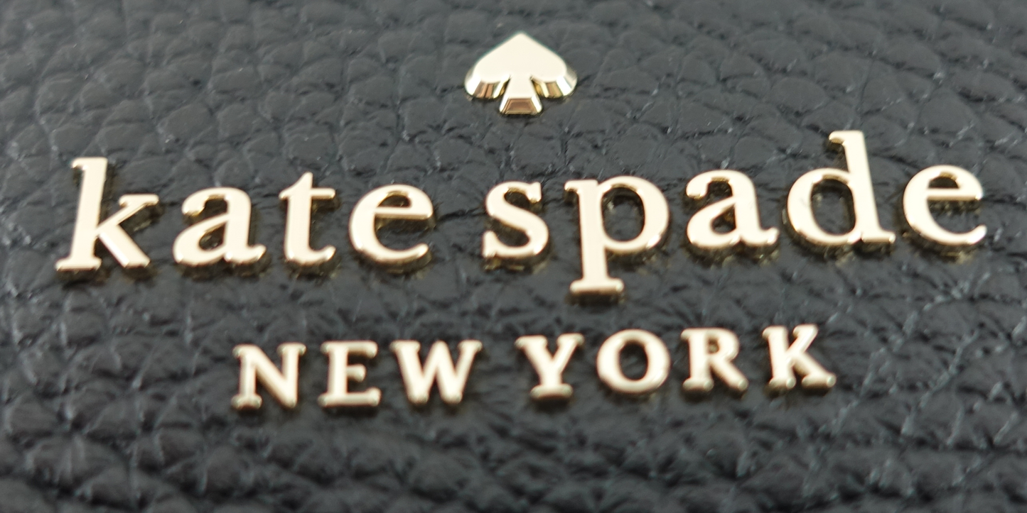 Bolsa Kate Spade Leila Pebbled Leather North - NEGRO