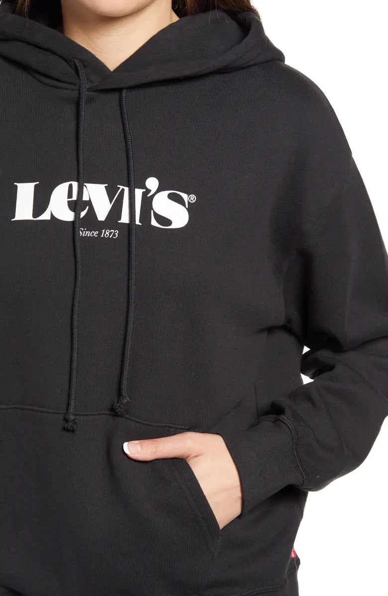 Sudadera Chamarra Levis Hoodie Mujer Cómoda Juvenil Moda Retro