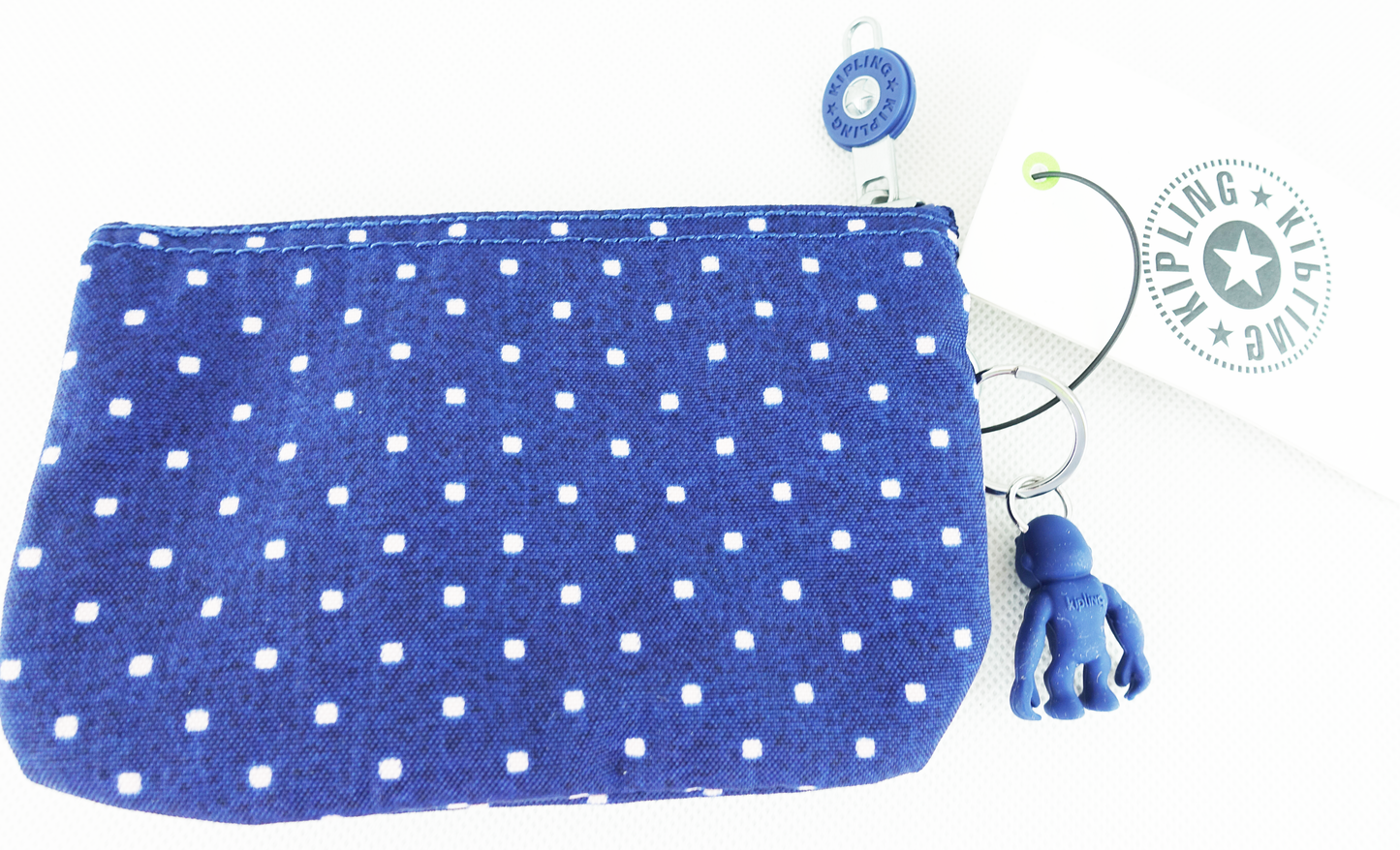 Monedero Kipling Creativity Small Pouch Soft Dot Blue
