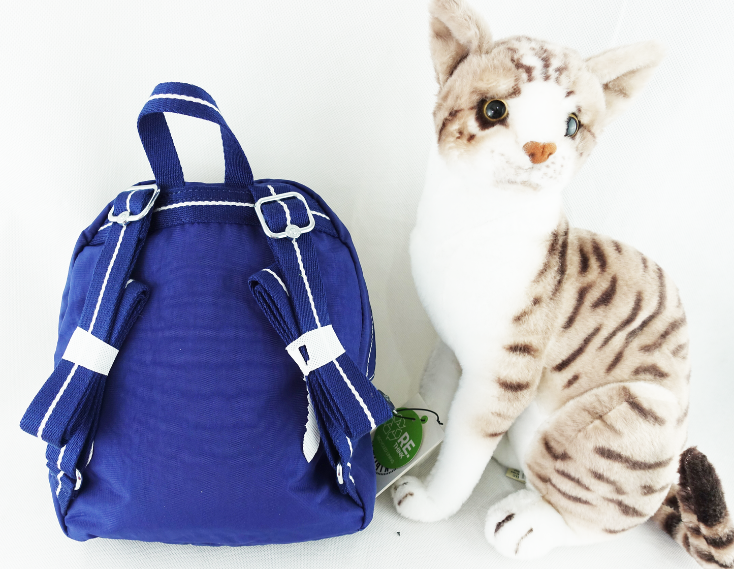 Mochila Kipling Mediana Reposa Azul Rey