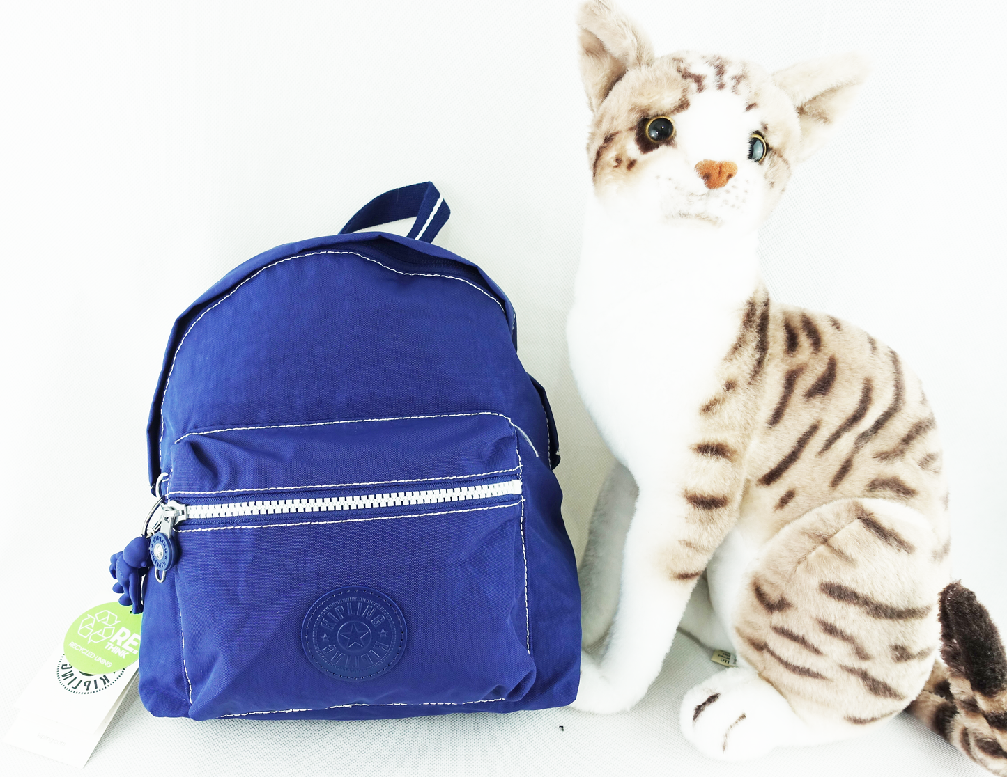 Mochila Kipling Mediana Reposa Azul Rey