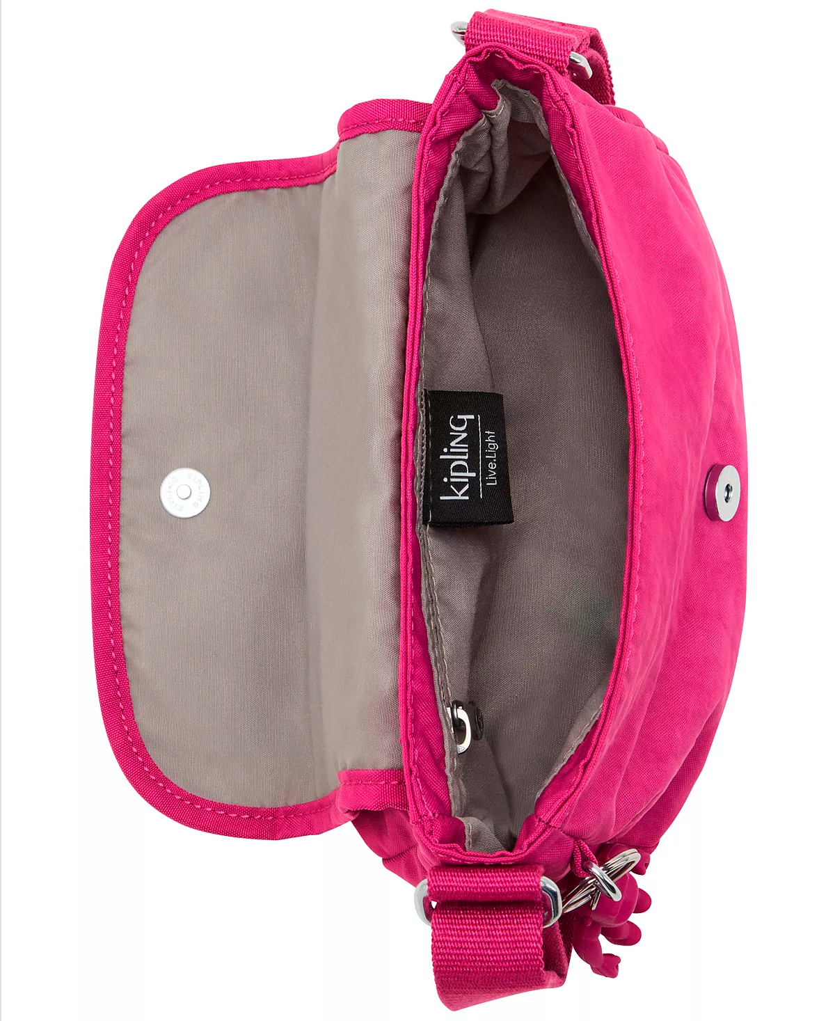 Kipling Sabian Crossbody Bag PINK Fuchsia