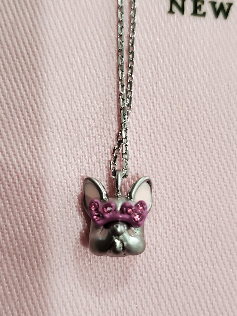 Collar Dije Kate Spade Francois French Bulldog Necklace - illa Elite Fashion Suppliers