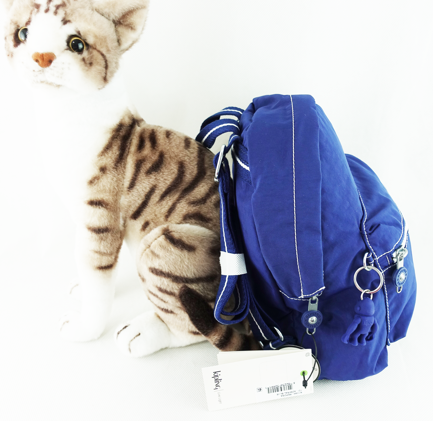 Mochila Kipling Mediana Reposa Azul Rey