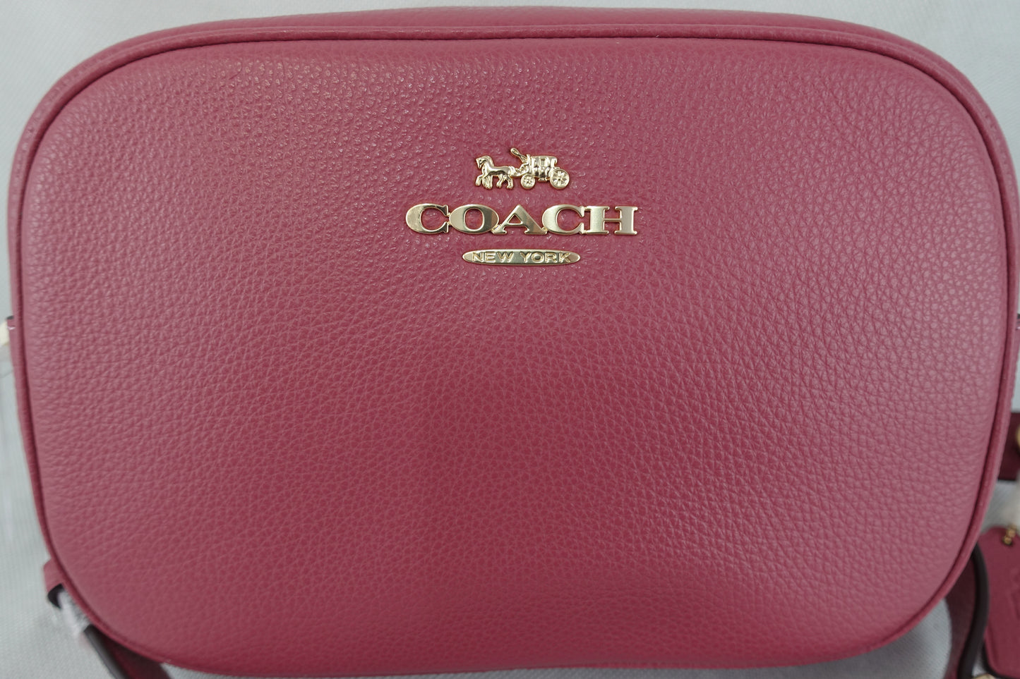 Bolsa Coach  Jamie Camera Bag- Gold/Rouge