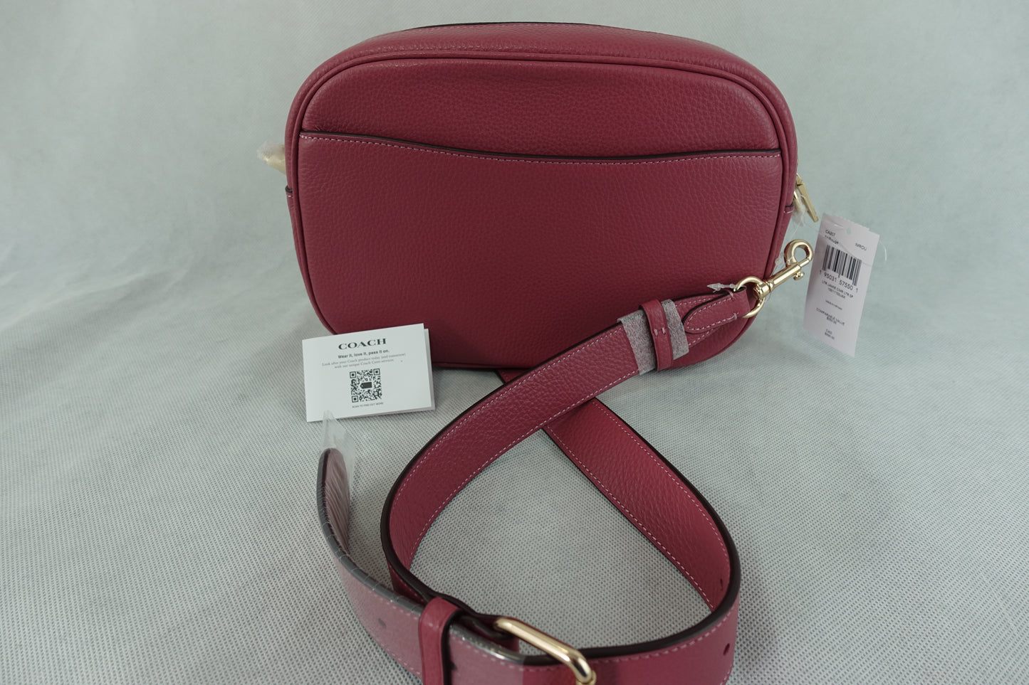 Bolsa Coach  Jamie Camera Bag- Gold/Rouge