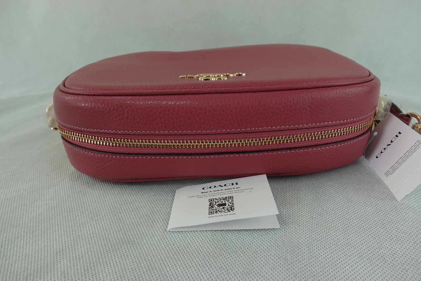 Bolsa Coach  Jamie Camera Bag- Gold/Rouge