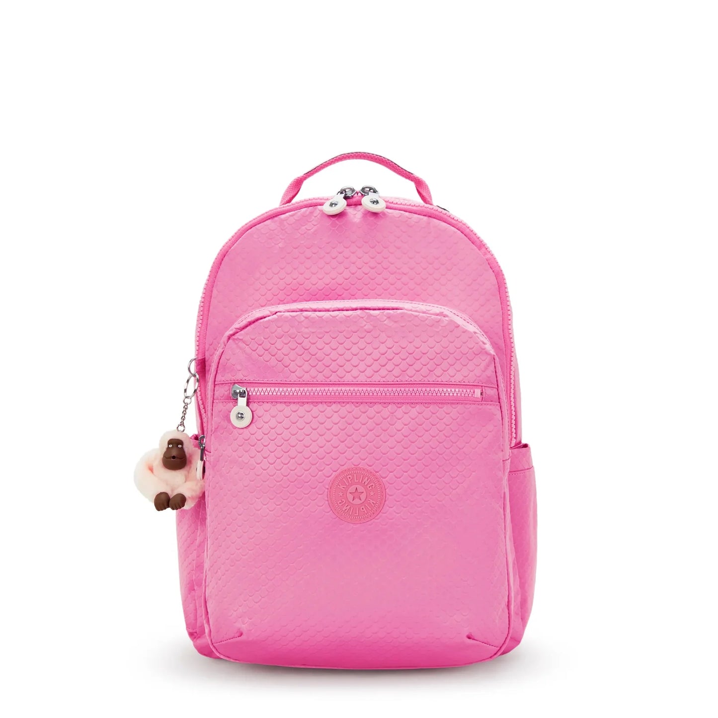 Mochila Kipling Seoul Grande 15" Laptop - Pink Mermaid Embossed