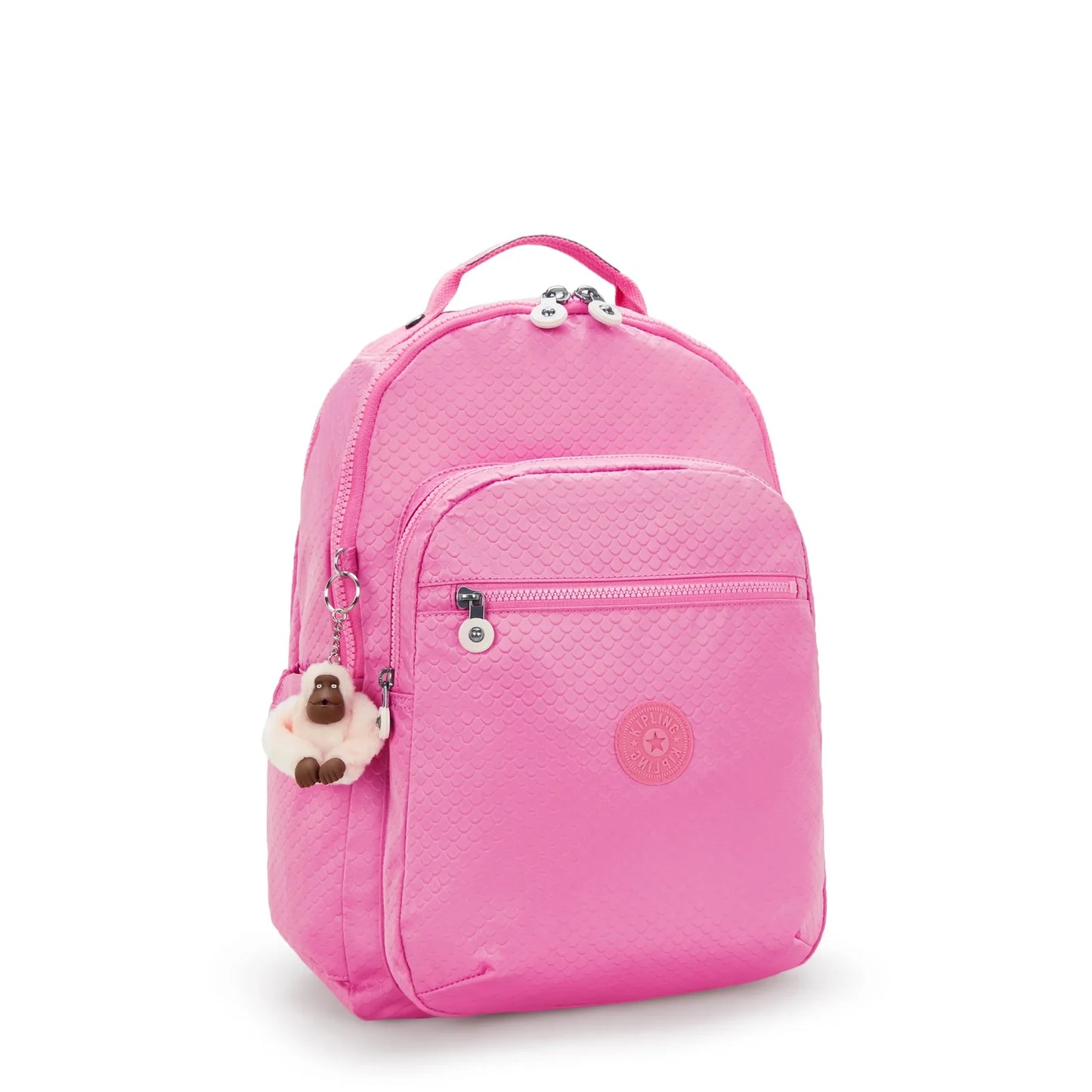 Mochila Kipling Seoul Grande 15" Laptop - Pink Mermaid Embossed