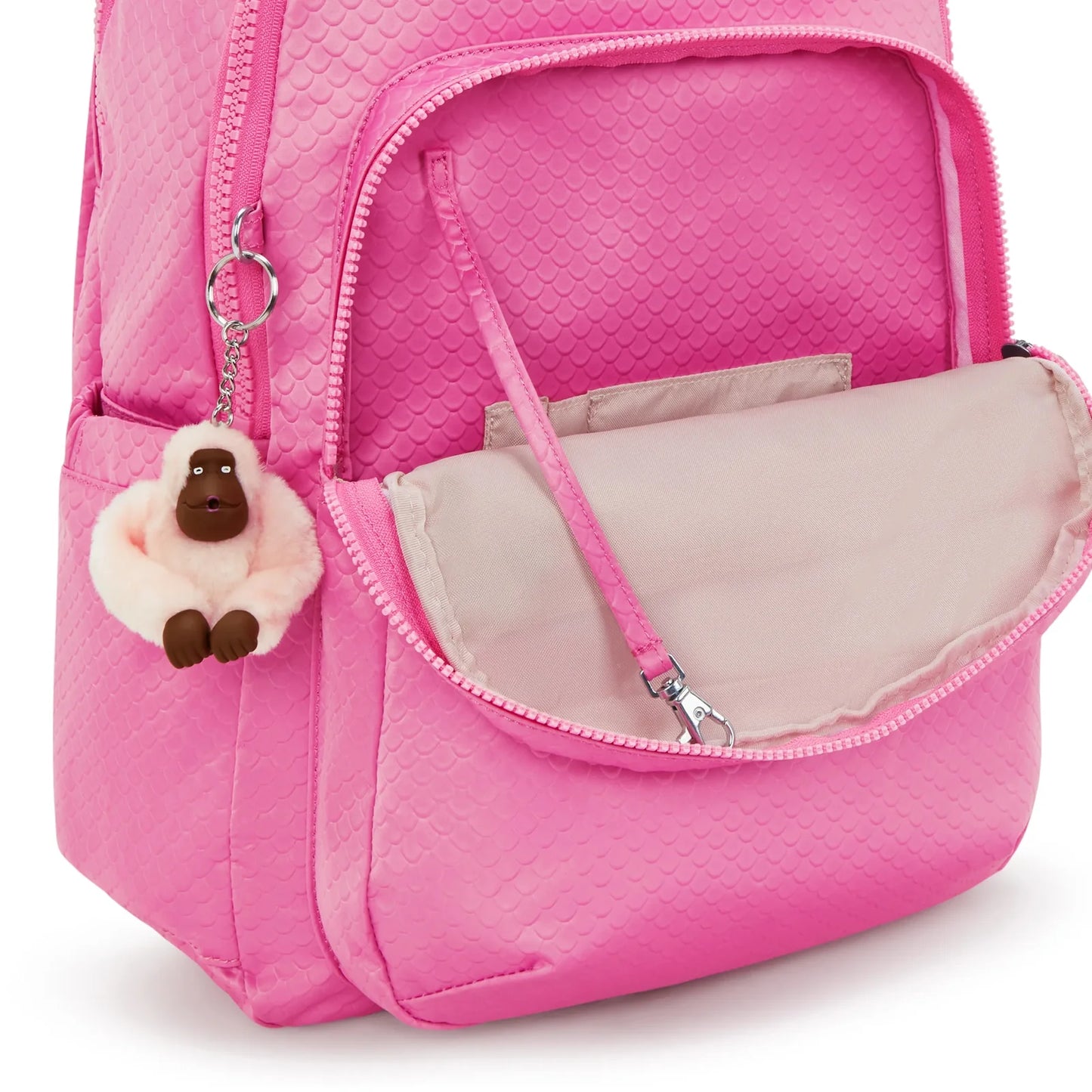 Mochila Kipling Seoul Grande 15" Laptop - Pink Mermaid Embossed