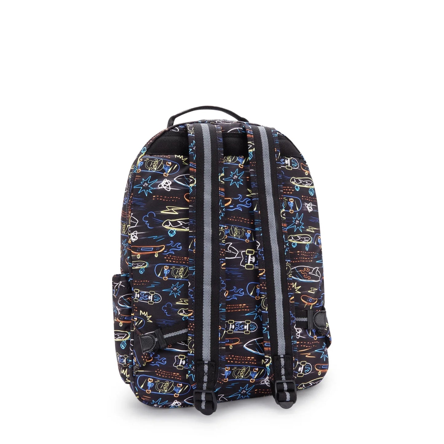 Mochila Kipling Seoul Grande Negro  - Neon Skate