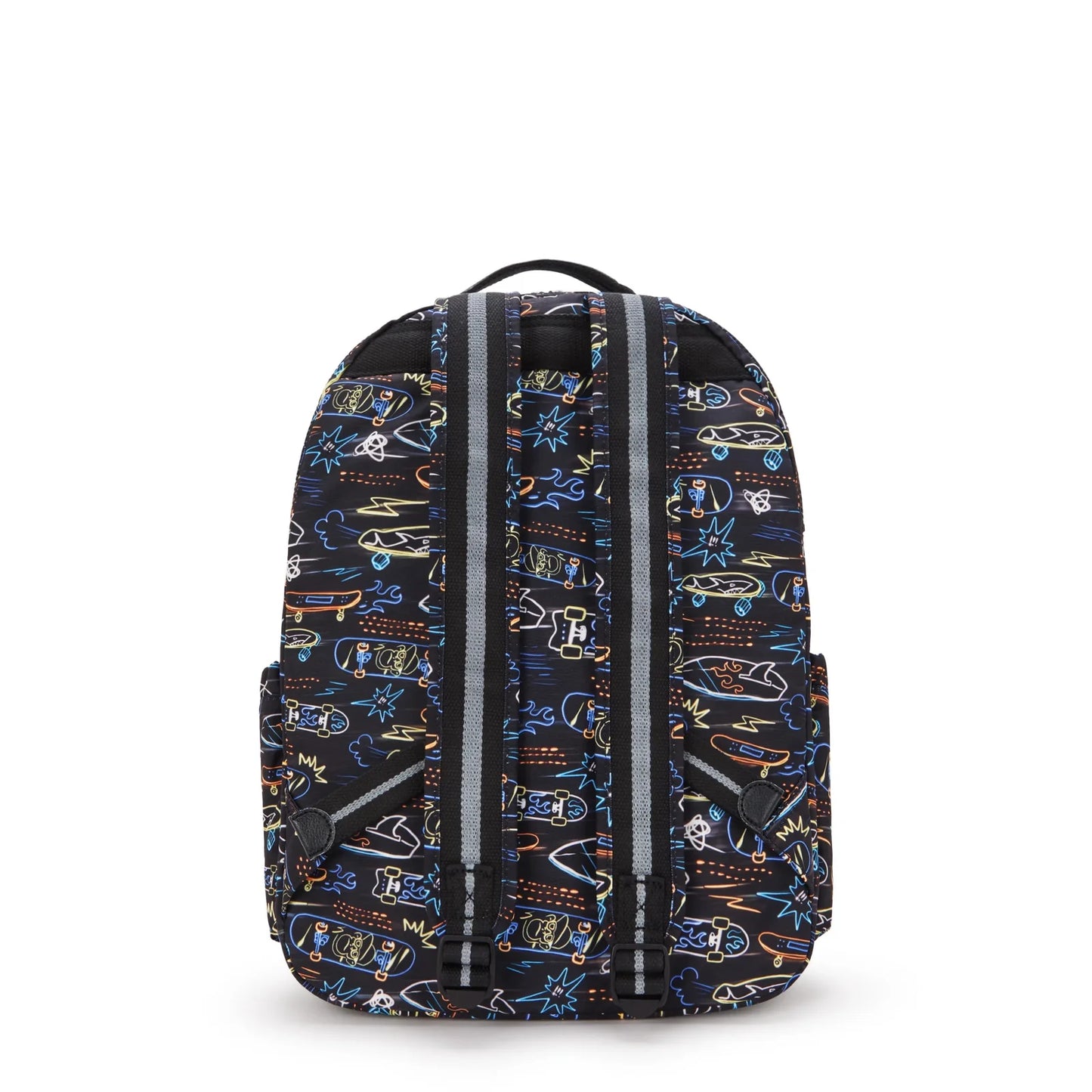 Mochila Kipling Seoul Grande Negro  - Neon Skate
