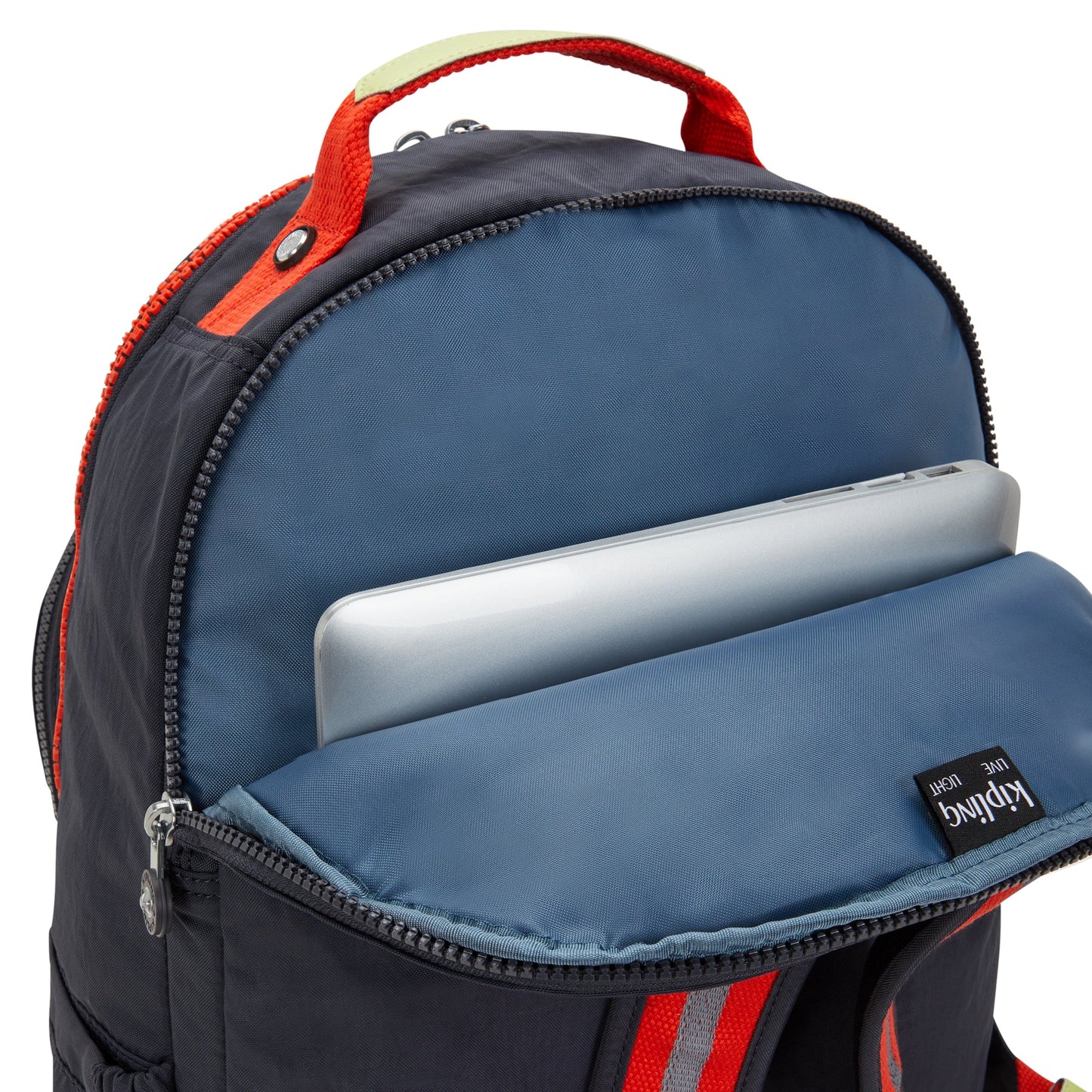 Mochila Kipling Seoul Grande Negro  - Iron Letter Fun