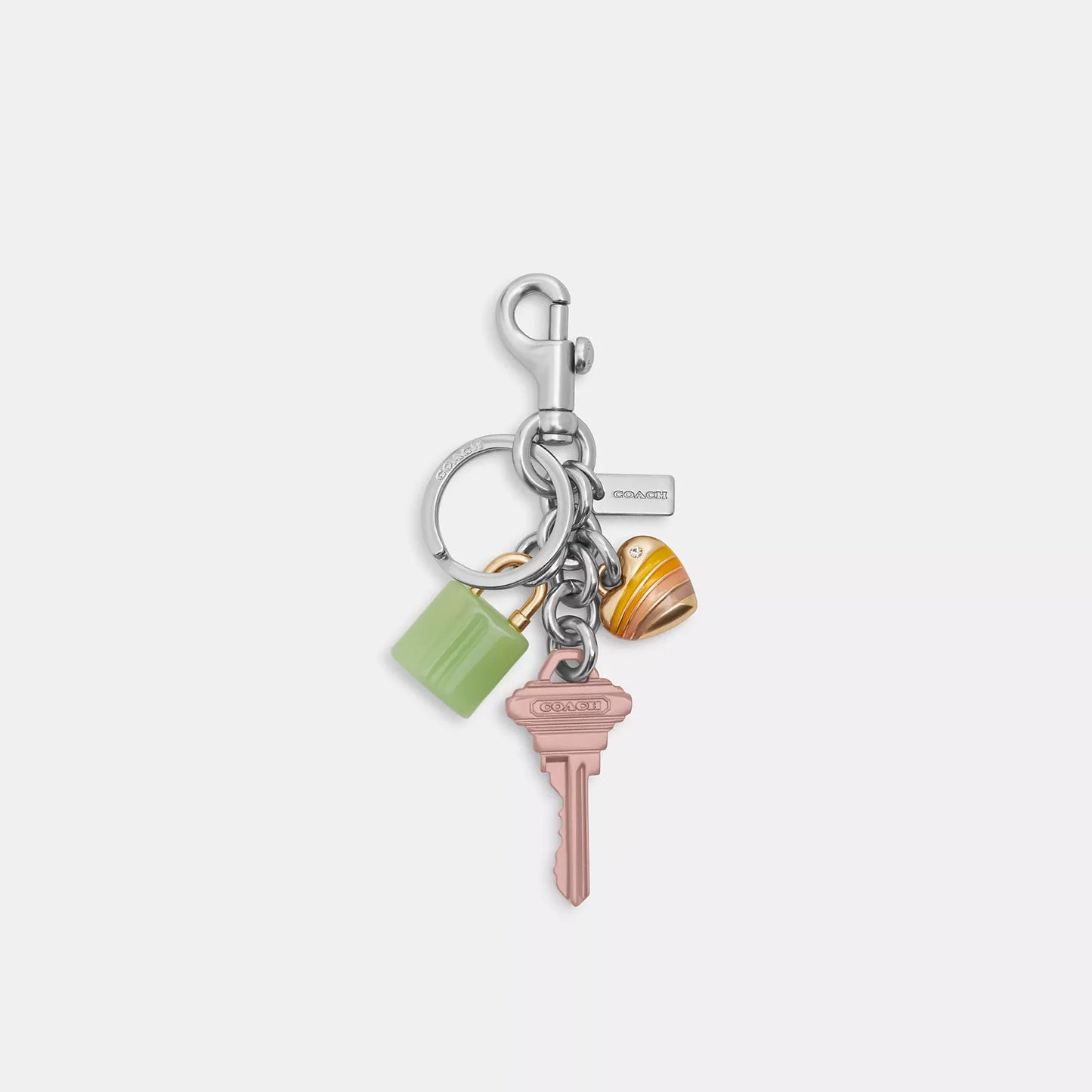 Llavero Coach key cluster bag charm