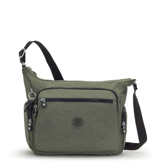 Bolsa Kipling Gabbie Crossbody Bag (Grande) Green Moss