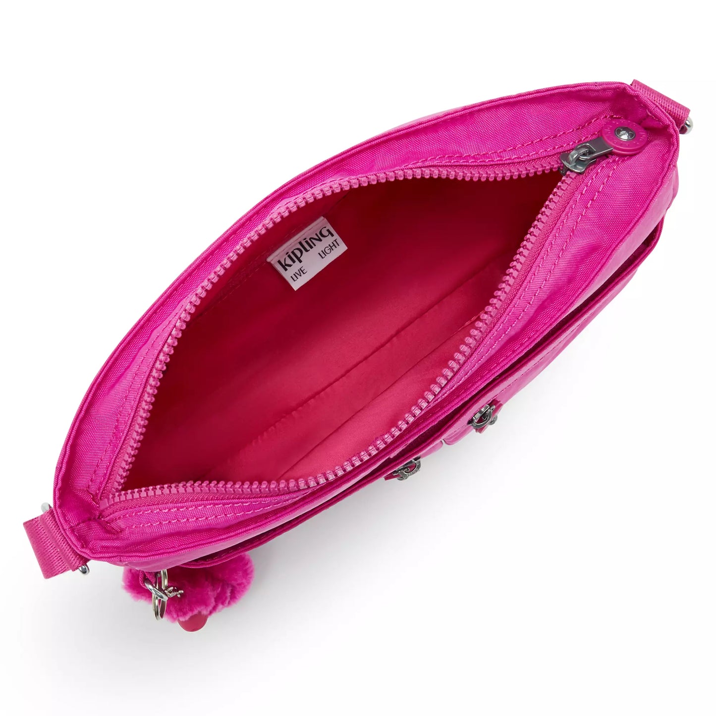 Bolsa Kipling New Angie Crossbody Rosa Fuchsia
