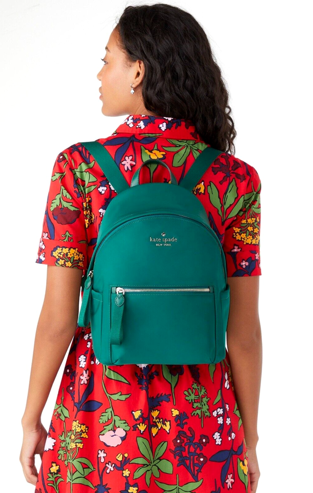 Mochila Kate Spade Chelsea Medium Backpack - VERDE