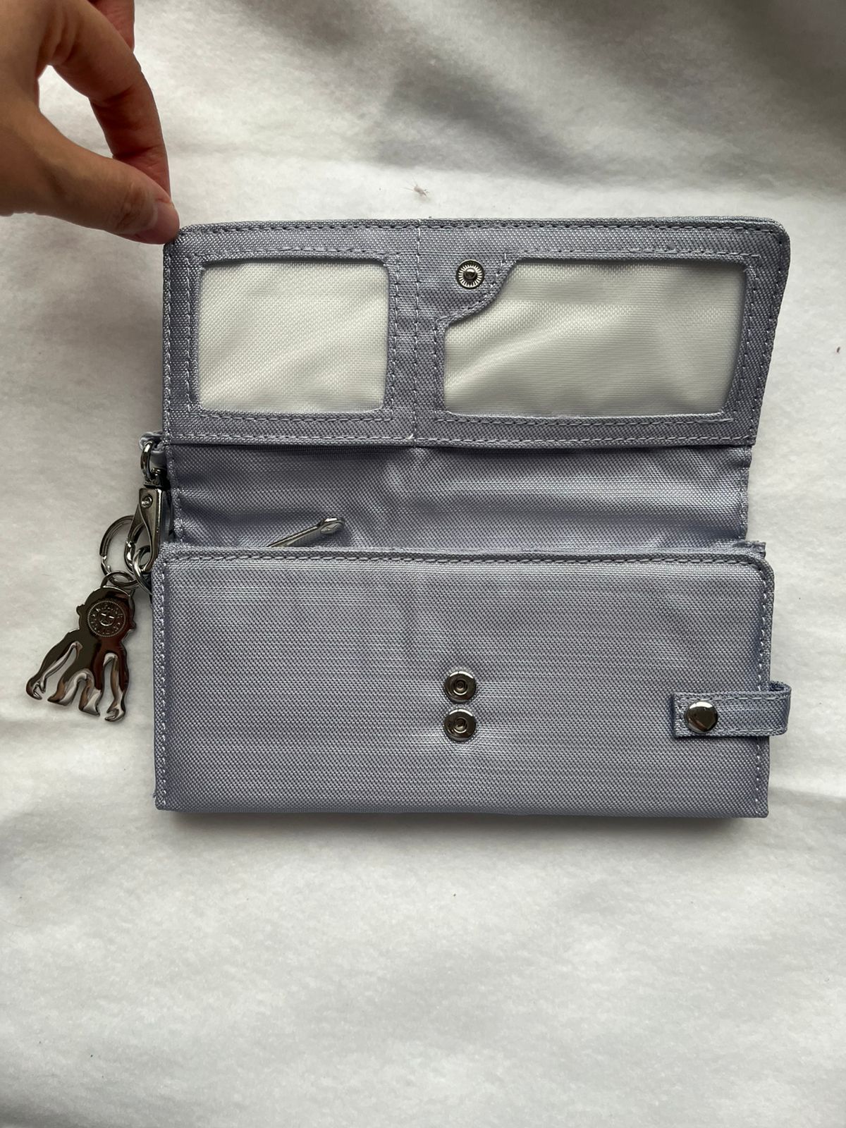 Cartera Kipling Rubi Large Metallic - Frosted Lavender Gloss