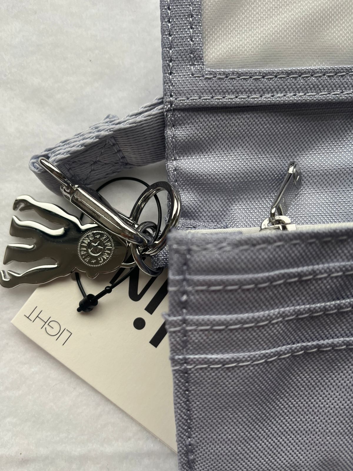 Cartera Kipling Rubi Large Metallic - Frosted Lavender Gloss
