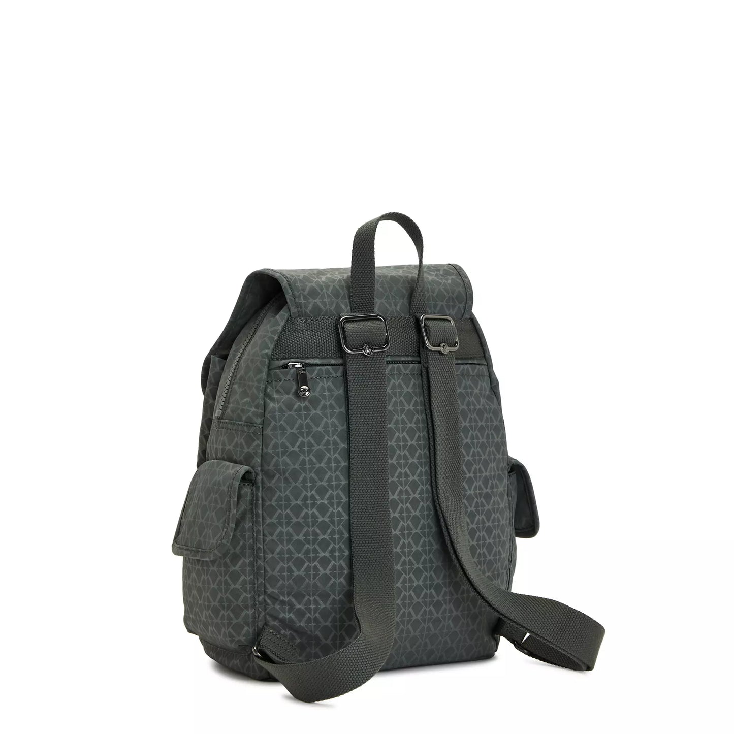 Mochila Kipling City Pack Small - Signature Green Embossed