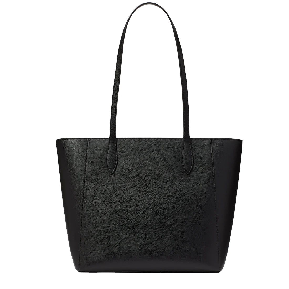 Bolsa Kate Spade DANA SAFFIANO PVC TOTE - NEGRO FLOR BLANCA
