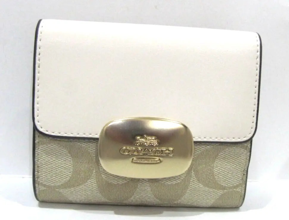 Cartera Coach Eliza Small Wallet In Signature Canvas