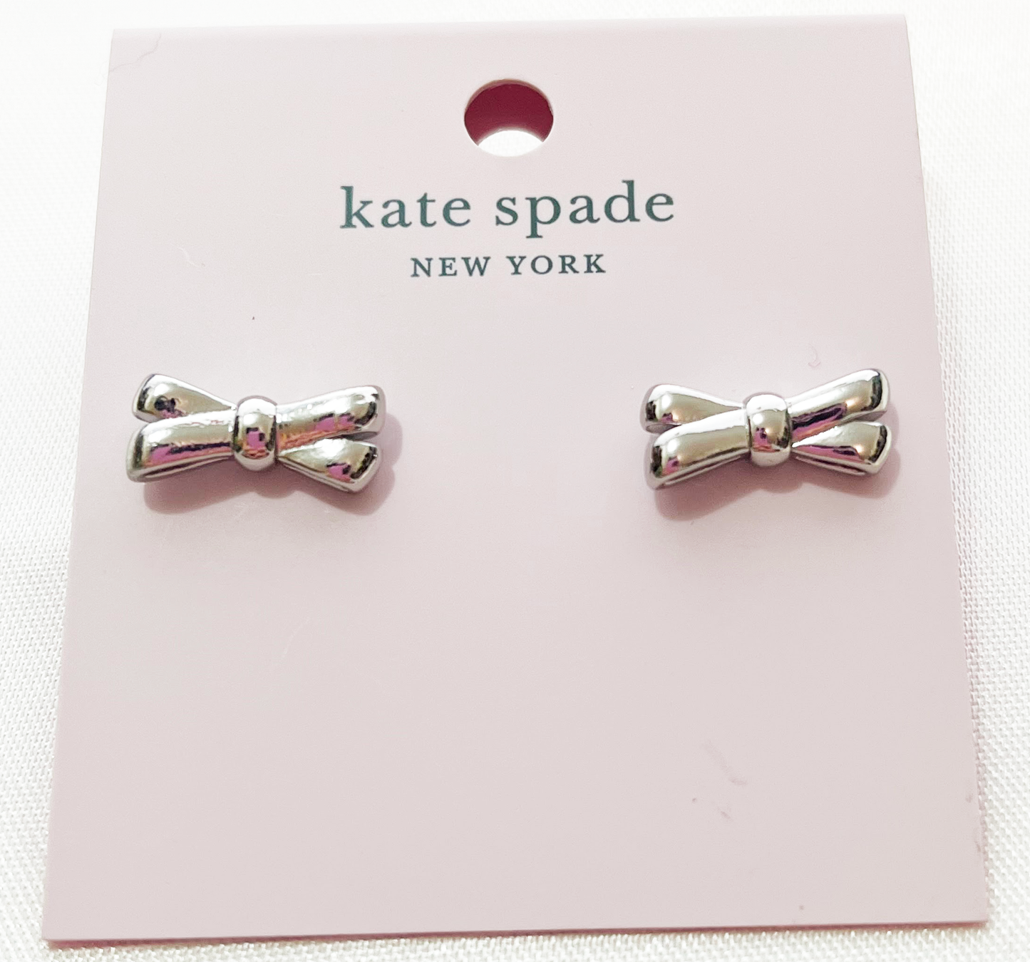 Aretes Kate Spade Double Bow Studs