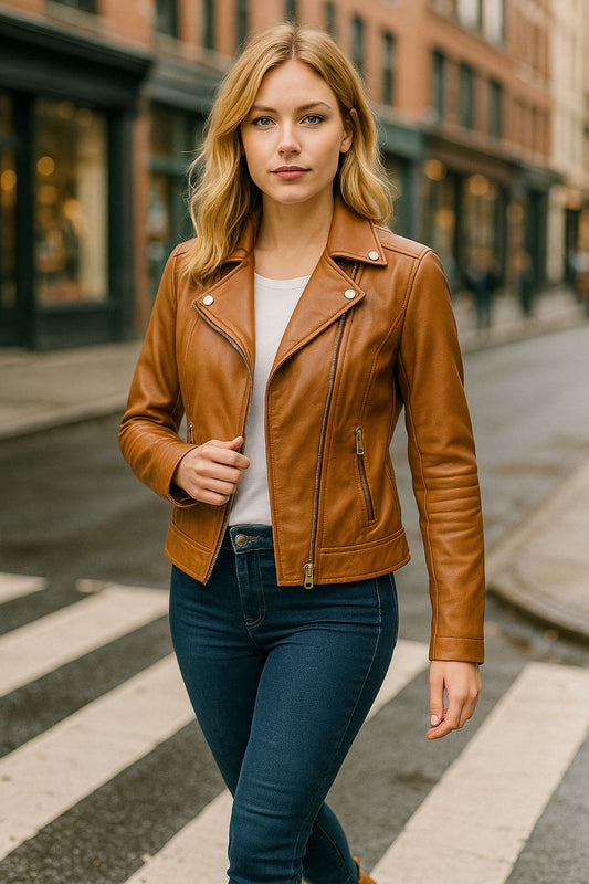 Chamarra Guess Para Mujer Piel Sintética Marrón