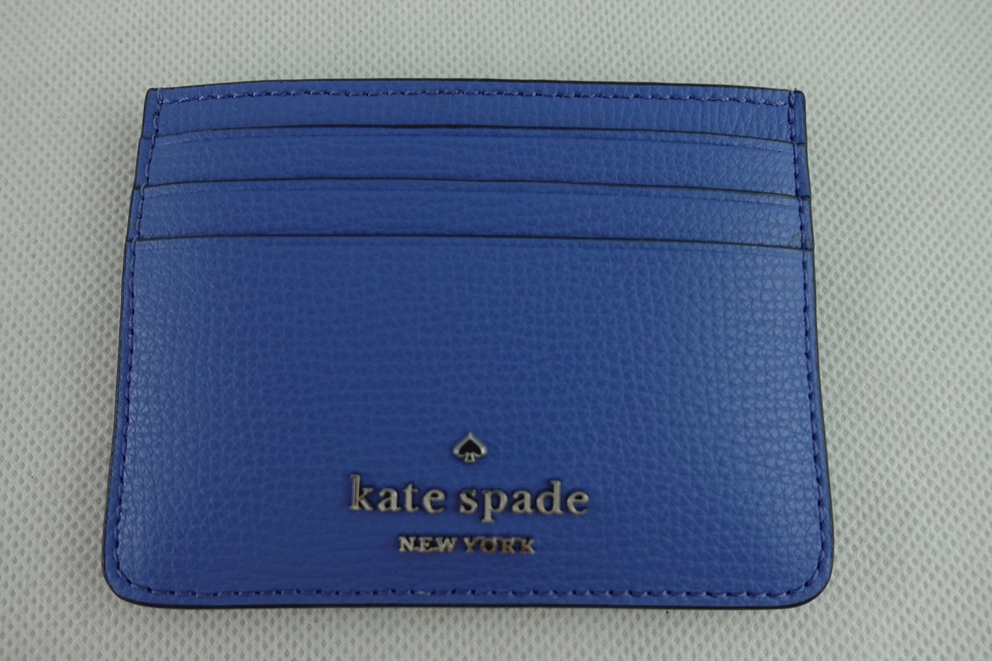 Tarjetero Kate Spade Darcy Refined Grain Leather Azul