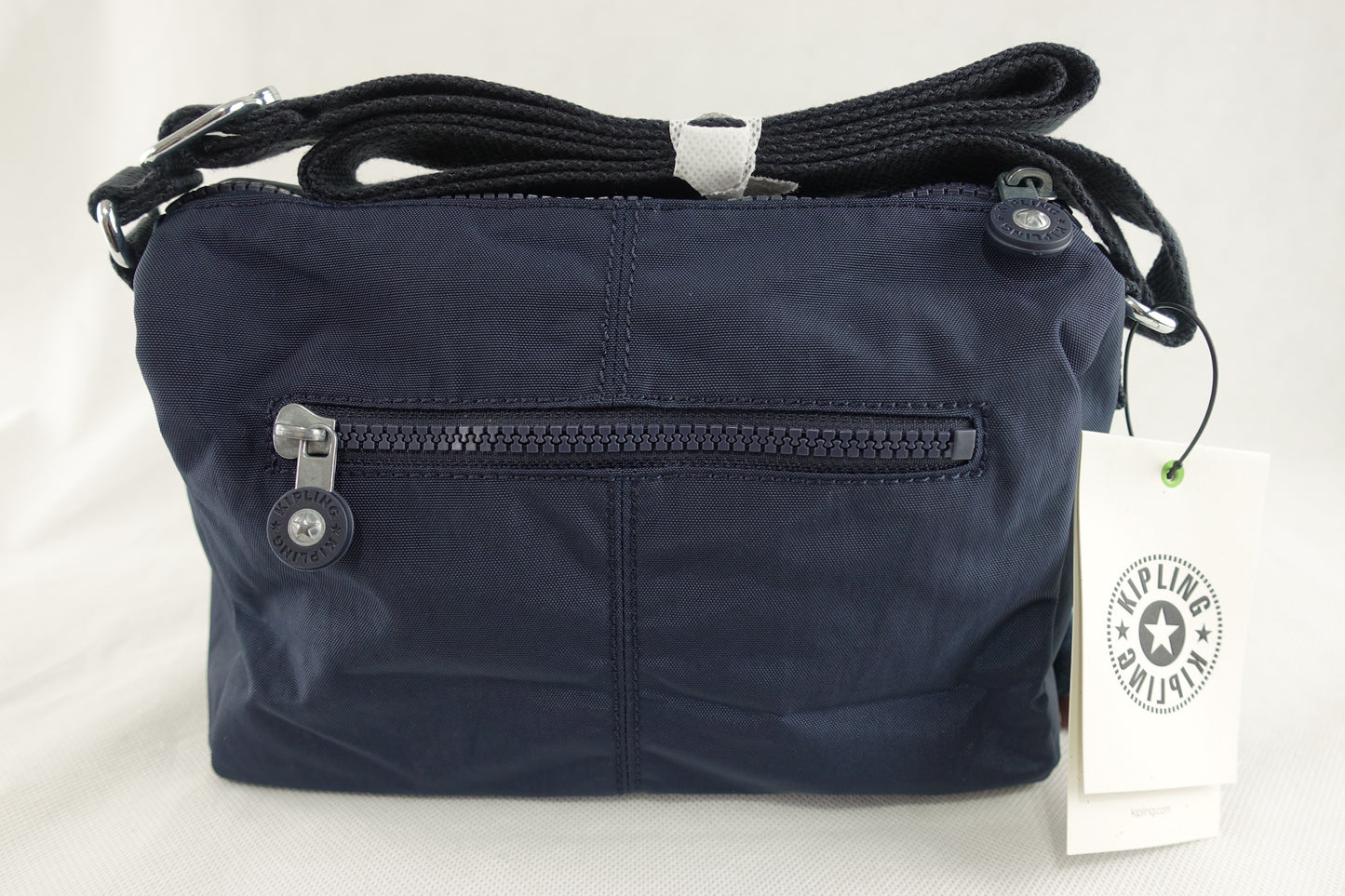 Bolsa Kipling Wes Azul Chango Peludo