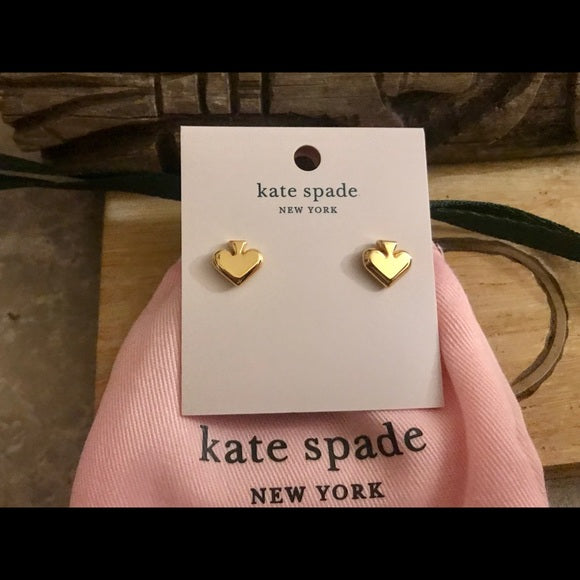 Aretes Kate Spade Everyday Spade Dorados