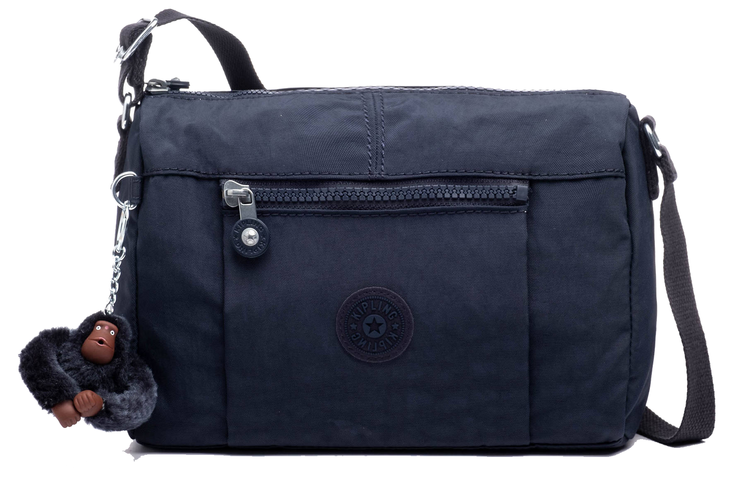 Bolsa Kipling Wes Azul Chango Peludo