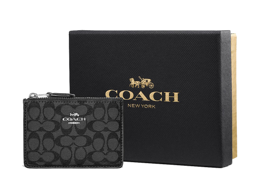 Tarjetero Coach Para Dama Signature Jacquard Mini ID Skinny Wallet - illa Elite Fashion Suppliers