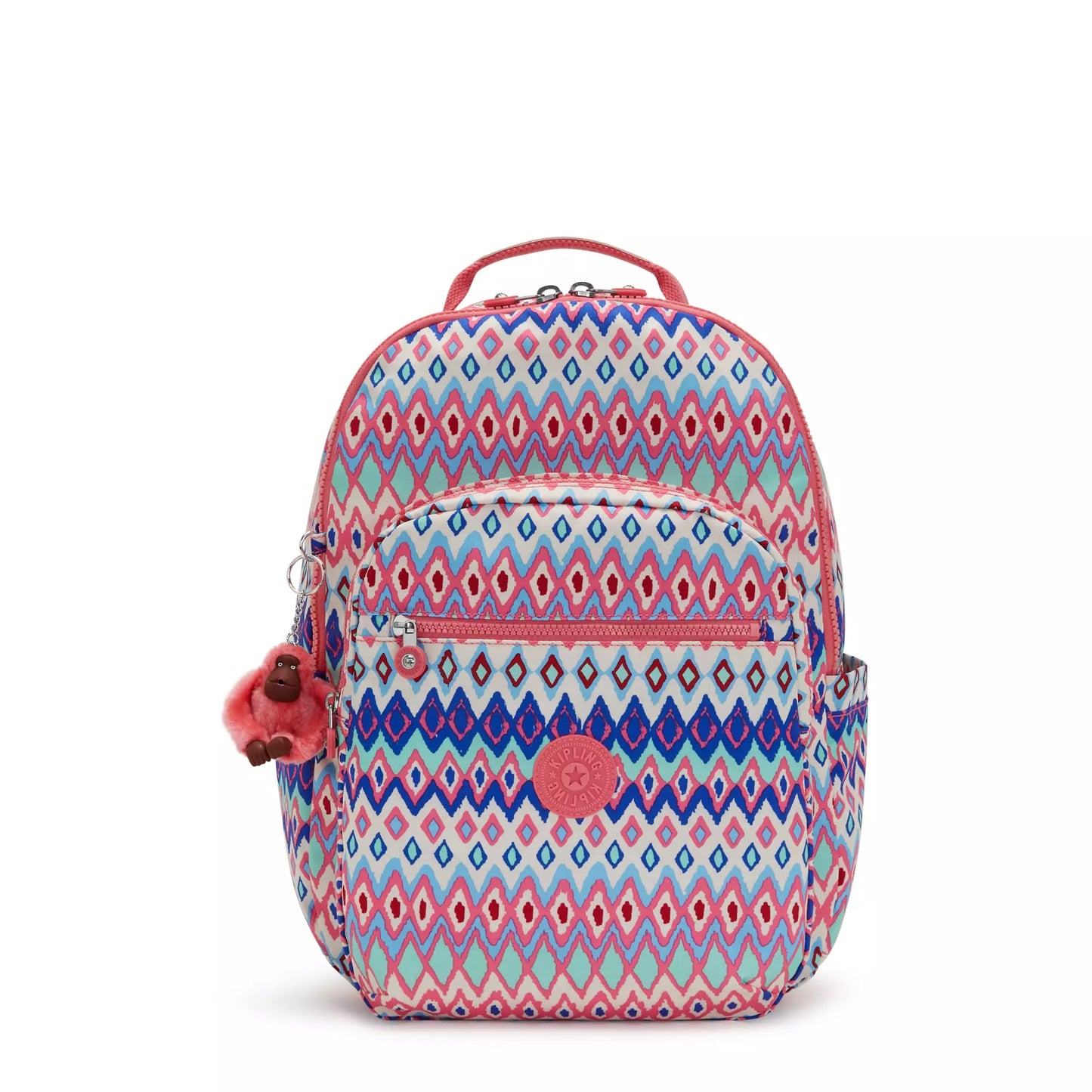 Mochila Kipling Seoul Grande 15" Laptop Backpack -  Abstract Mix