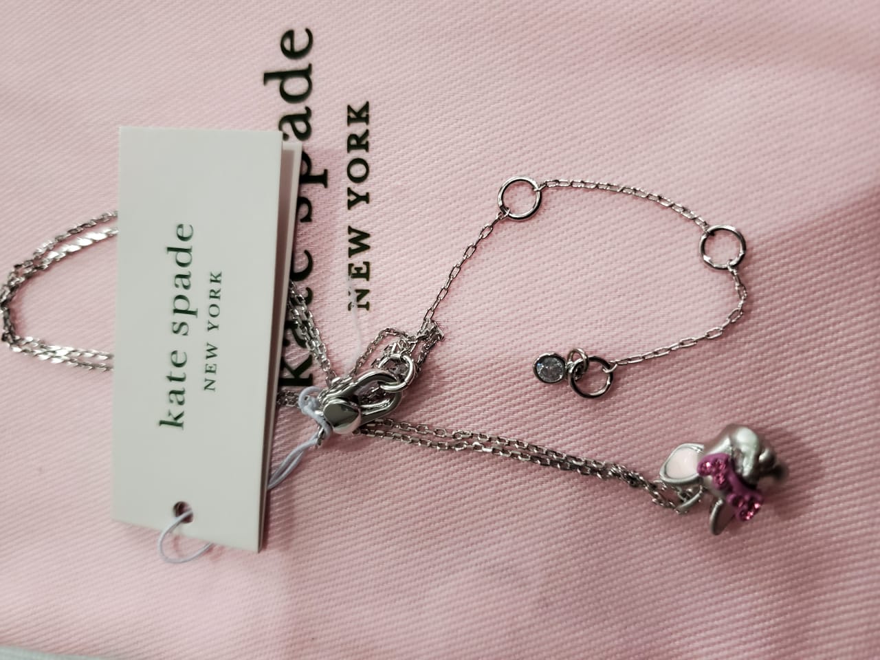 Collar Dije Kate Spade Francois French Bulldog Necklace - illa Elite Fashion Suppliers