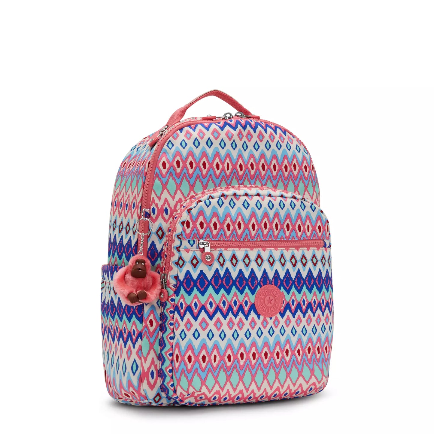 Mochila Kipling Seoul Grande 15" Laptop Backpack -  Abstract Mix